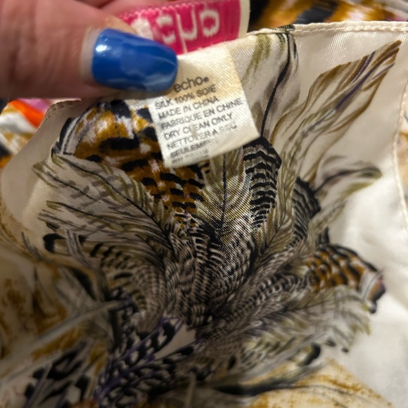 ECHO silk scarf - Picture 4 of 9